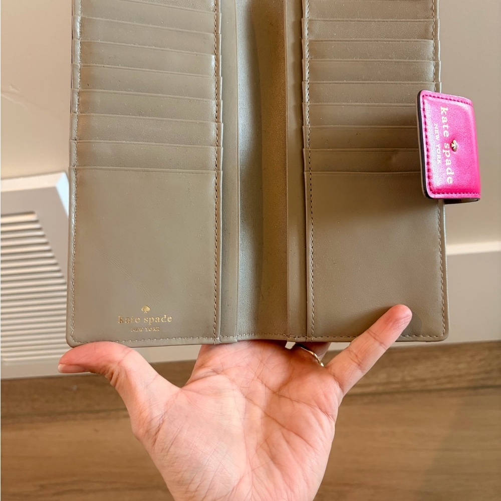 Kate Spade long stacia wallet, ringwald pink Medium Women’s - Picture 6 of 8